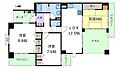 緑地公園グリーンハイツ4号棟14階2,480万円