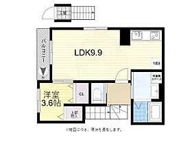 Alivio  ｜ 東京都世田谷区南烏山３丁目（賃貸アパート1LDK・2階・38.31㎡） その2