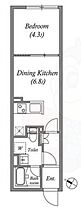 PASEO芦花公園  ｜ 東京都世田谷区南烏山３丁目（賃貸マンション1DK・4階・26.73㎡） その2