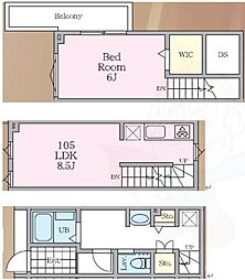 間取図画像 1LDK