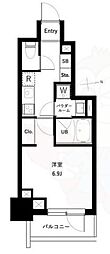 アーバンパーク高井戸 1Kの間取図画像