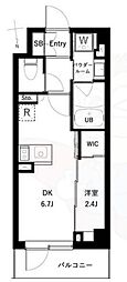 アーバンパーク高井戸 1DKの間取図画像