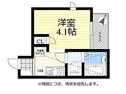 フェリス上祖師谷 ワンルームの間取図画像