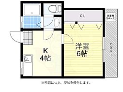 フローラ第2 1階/-