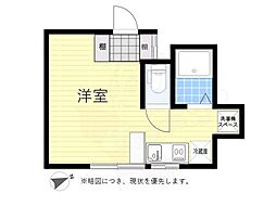 rocaso ワンルームの間取図画像