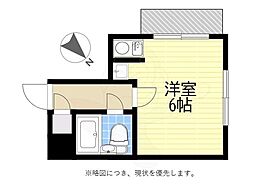 ダイホープラザ千歳烏山A ワンルームの間取図画像