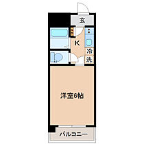 宮城県仙台市青葉区八幡１丁目（賃貸マンション1K・5階・18.45㎡） その2