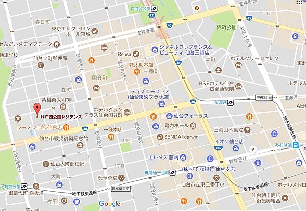 画像30:仙台中心部まで徒歩圏内の好立地です。