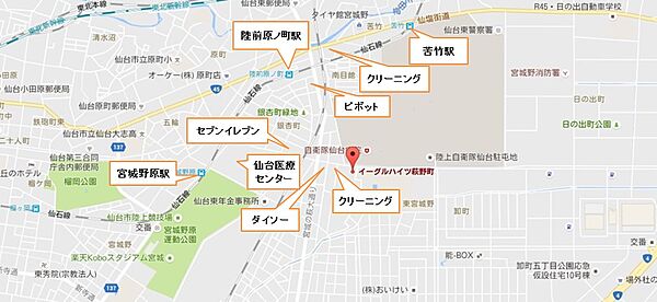 イーグルハイツ萩野町 ｜宮城県仙台市宮城野区萩野町４丁目(賃貸マンション2K・5階・31.85㎡)の写真 その30