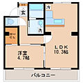テレパレス榴ケ岡1号棟4階6.7万円