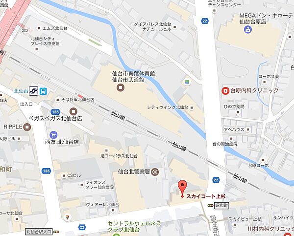 画像30:地下鉄南北線「北仙台駅」徒歩５分の立地です。