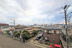 南西向きの眺望、前面棟無しで日当たり良好です。