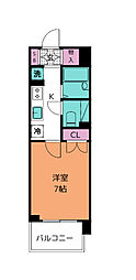 HF仙台長町レジデンス 1Kの間取図画像