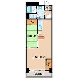 ポラリスビル 1LDKの間取図画像