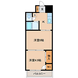 アーバンコート 2Kの間取図画像