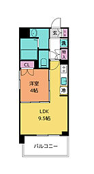 HF仙台長町レジデンス 1LDKの間取図画像