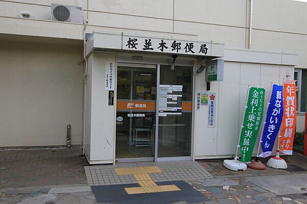 画像12:桜並木郵便局
