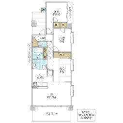 間取図画像 3LDK