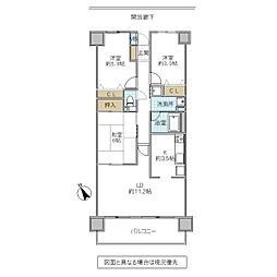 間取図画像 2SLDK