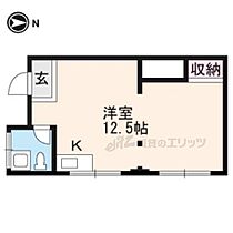 京都府京都市左京区田中西浦町（賃貸マンション1R・3階・28.00㎡） その2