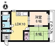 ＰＬＵＭ　ＨＯＵＳＥ 301 ｜ 京都府京都市北区上賀茂梅ケ辻町（賃貸マンション2LDK・3階・46.20㎡） その2