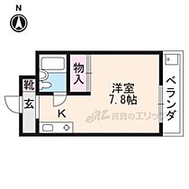 サンライズ大山 106 ｜ 京都府京都市左京区一乗寺払殿町（賃貸マンション1K・1階・20.00㎡） その2