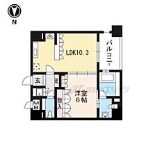 京都府京都市上京区梶井町（賃貸マンション1LDK・4階・43.89㎡） その2