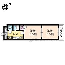 京都府京都市北区大北山原谷乾町（賃貸マンション2K・4階・36.90㎡） その2