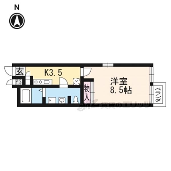 グランコスモ今出川 401｜京都府京都市上京区一真町(賃貸マンション1K・3階・27.90㎡)の写真 その2