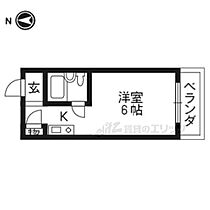 京都府京都市北区紫野下鳥田町（賃貸マンション1K・3階・19.50㎡） その2