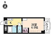 京都府京都市北区上賀茂荒草町（賃貸マンション1K・2階・20.25㎡） その2