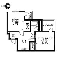 ミングルＡＰ西陣二番館 3-I ｜ 京都府京都市北区紫竹下本町（賃貸マンション2K・3階・29.71㎡） その2