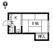 百成荘 201 ｜ 京都府京都市左京区北白川上池田町（賃貸マンション1K・2階・15.67㎡） その2