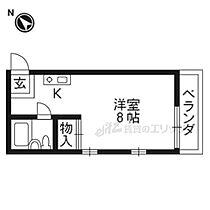 サンライズ大山 403 ｜ 京都府京都市左京区一乗寺払殿町（賃貸マンション1K・4階・20.50㎡） その2