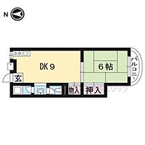 コーポ川 306 ｜ 京都府京都市左京区北白川大堂町（賃貸マンション1LDK・3階・36.00㎡） その2