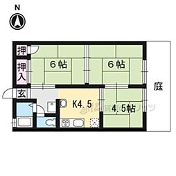 クイーンハイツ 3Kの間取図画像