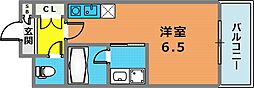 ARCOPLACE ワンルームの間取図画像