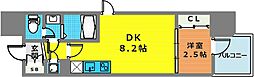 セレニテ神戸駅前アリエ 1DKの間取図画像