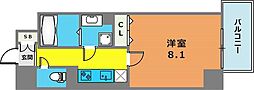 BONNY元町 1Kの間取図画像