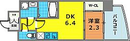 セレニテ神戸西アリエ 1DKの間取図画像