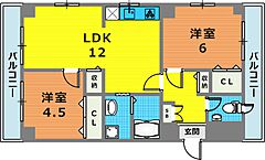 物件の間取り