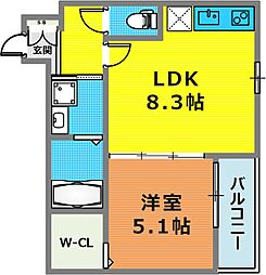 フジパレス神戸春日野道 3階