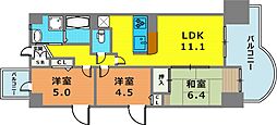 ベルレコルテ浜辺 3LDKの間取図画像