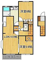 エスポワールK－V  ｜ 福岡県北九州市門司区東馬寄（賃貸アパート2LDK・2階・56.00㎡） その2