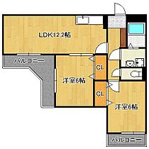 フェルト14  ｜ 福岡県北九州市門司区原町別院（賃貸マンション2LDK・1階・55.30㎡） その2