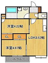 ウィングス砂津  ｜ 福岡県北九州市小倉北区砂津3丁目（賃貸マンション2LDK・9階・40.31㎡） その2