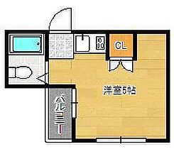 イーグルビル  ｜ 福岡県北九州市小倉北区紺屋町（賃貸マンション1R・2階・16.75㎡） その2