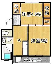 ビレッジハウス白野江1号棟  ｜ 福岡県北九州市門司区白野江2丁目（賃貸マンション2K・1階・33.54㎡） その2