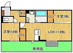 ストレイト葛葉 1階