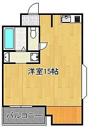 エルザ馬借47 ワンルームの間取図画像